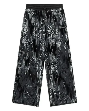 guess kids スパンコール付きベルベットパンツ - サムネイル2