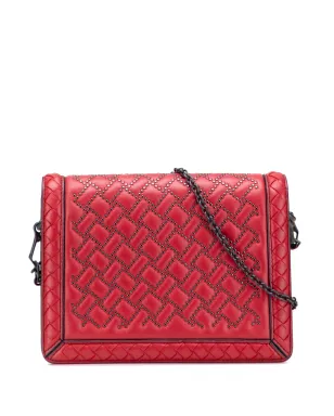 Bottega Veneta Vintage Montebello イントレチャート クロスボディバッグ（ナパレザー／スタッズ付き） - サムネイル1