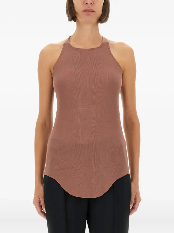 Rick Owens Lilies Rick Owens Lilies レーサーバック曲線ヘムトップの商品画像