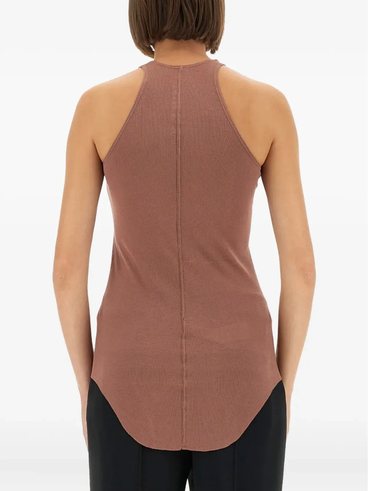 Rick Owens Lilies レーサーバック曲線ヘムトップ - 画像3