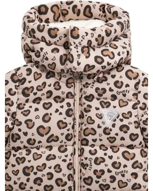 guess kids ハートプリント フード付きスノースーツ - サムネイル4