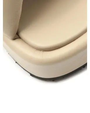 Prada Pre-Owned padded platform sandals - Neutrals - サムネイル3