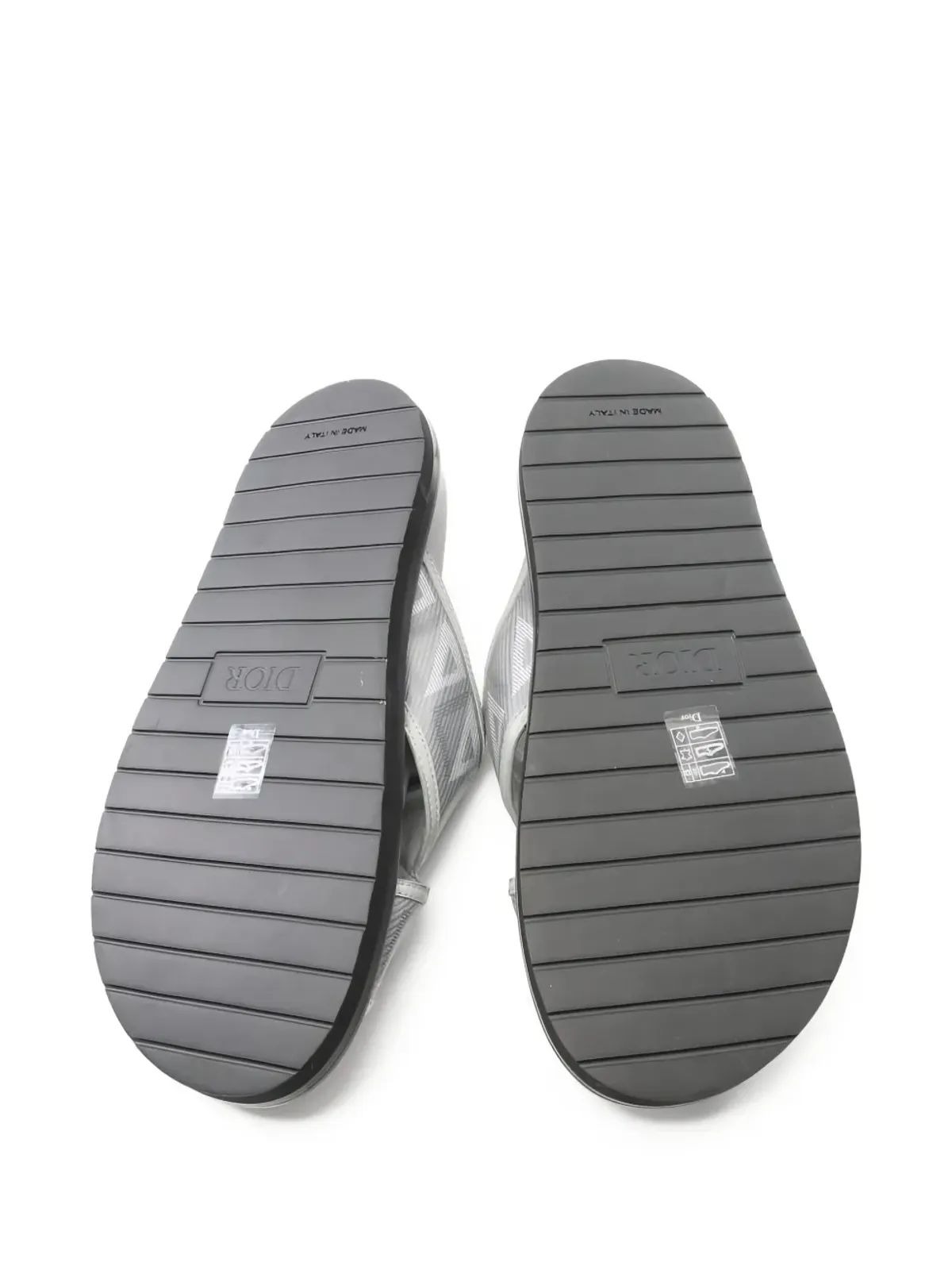 Christian Dior Pre-Owned アクアCD ダイヤモンド スライド - グレー - 画像2