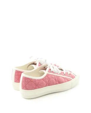 Christian Dior Pre-Owned Walk'n'Dior キルティングスニーカー ピンク - サムネイル3