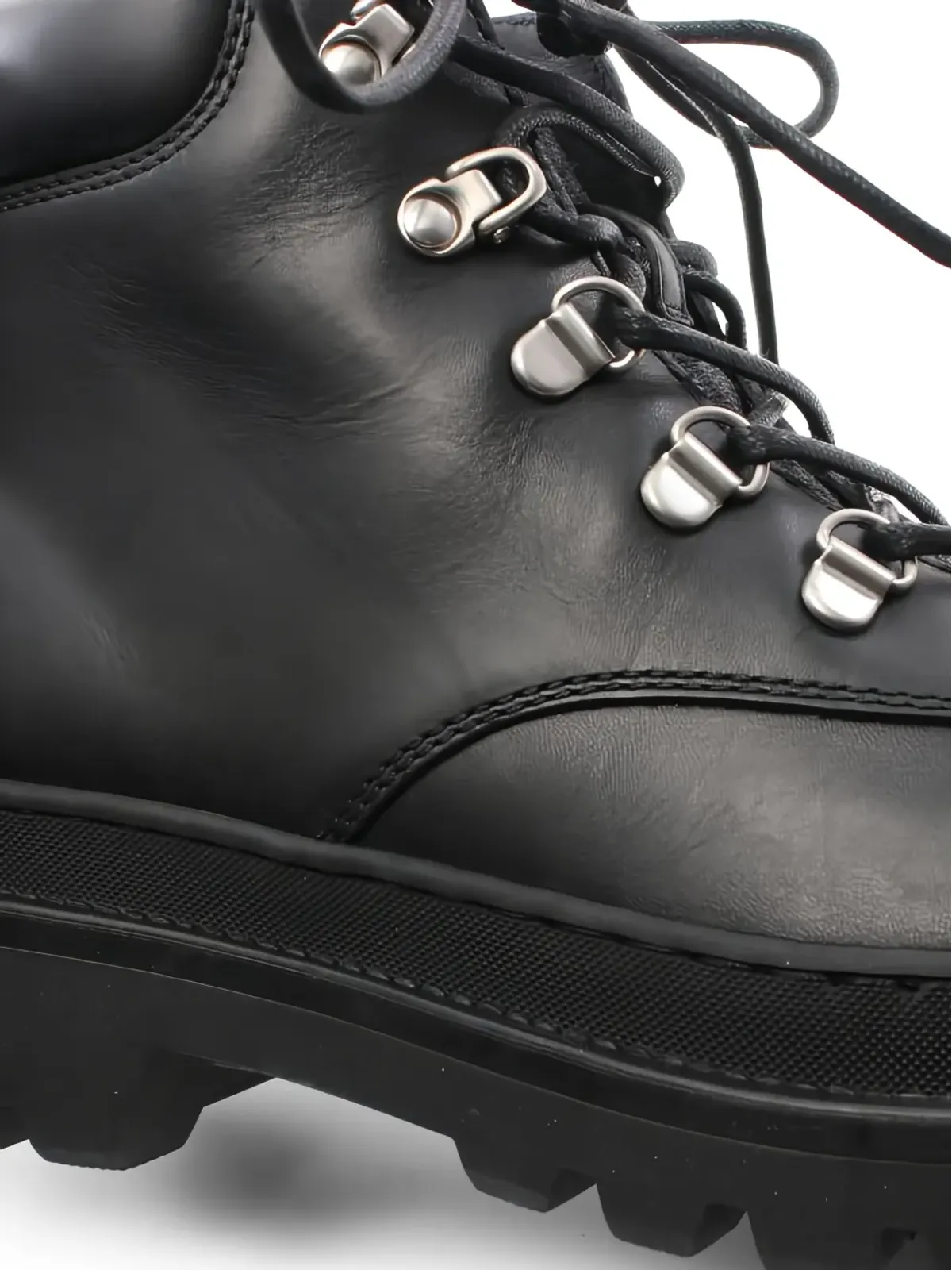 Christian Dior Pre-Owned レザー レースアップ ブーツ - 画像5