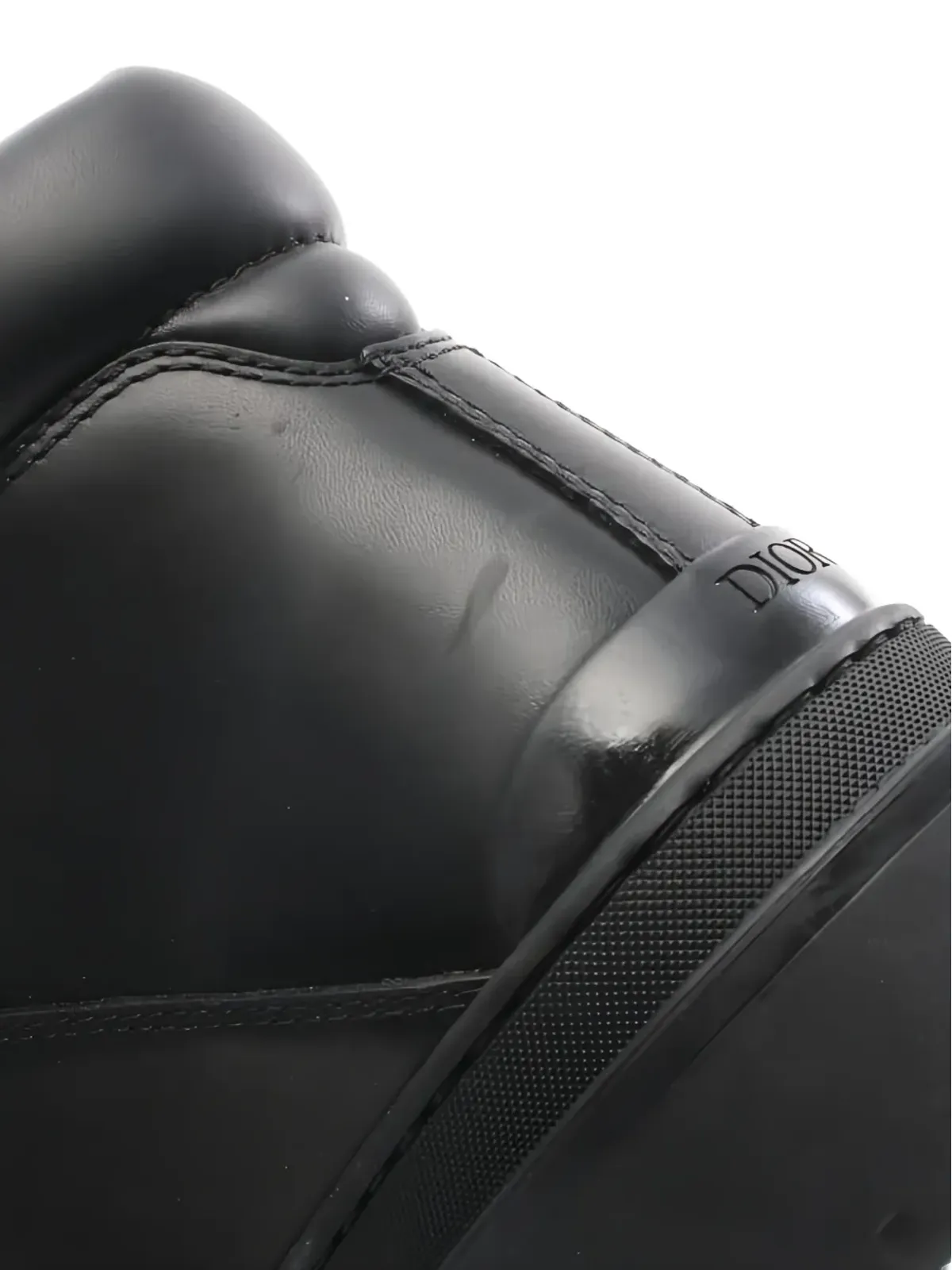 Christian Dior Pre-Owned レザー レースアップ ブーツ - 画像4
