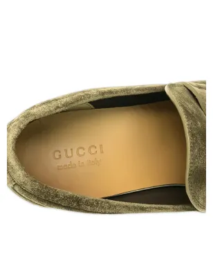 Gucci Pre-Owned ホースビットディテール・スエードローファー - サムネイル5