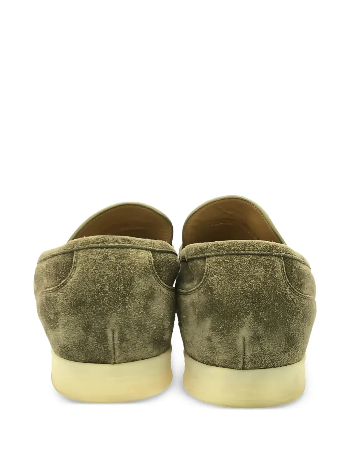 Gucci Pre-Owned ホースビットディテール・スエードローファー - 画像3