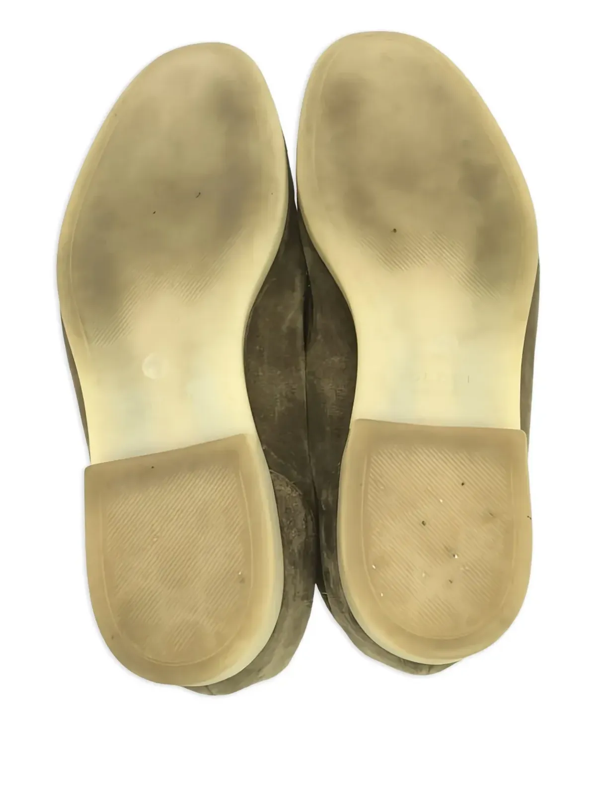 Gucci Pre-Owned ホースビットディテール・スエードローファー - 画像4