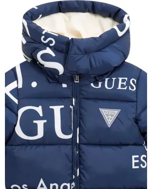 Guess Kids ロゴ入りフード付きスノースーツ - サムネイル4