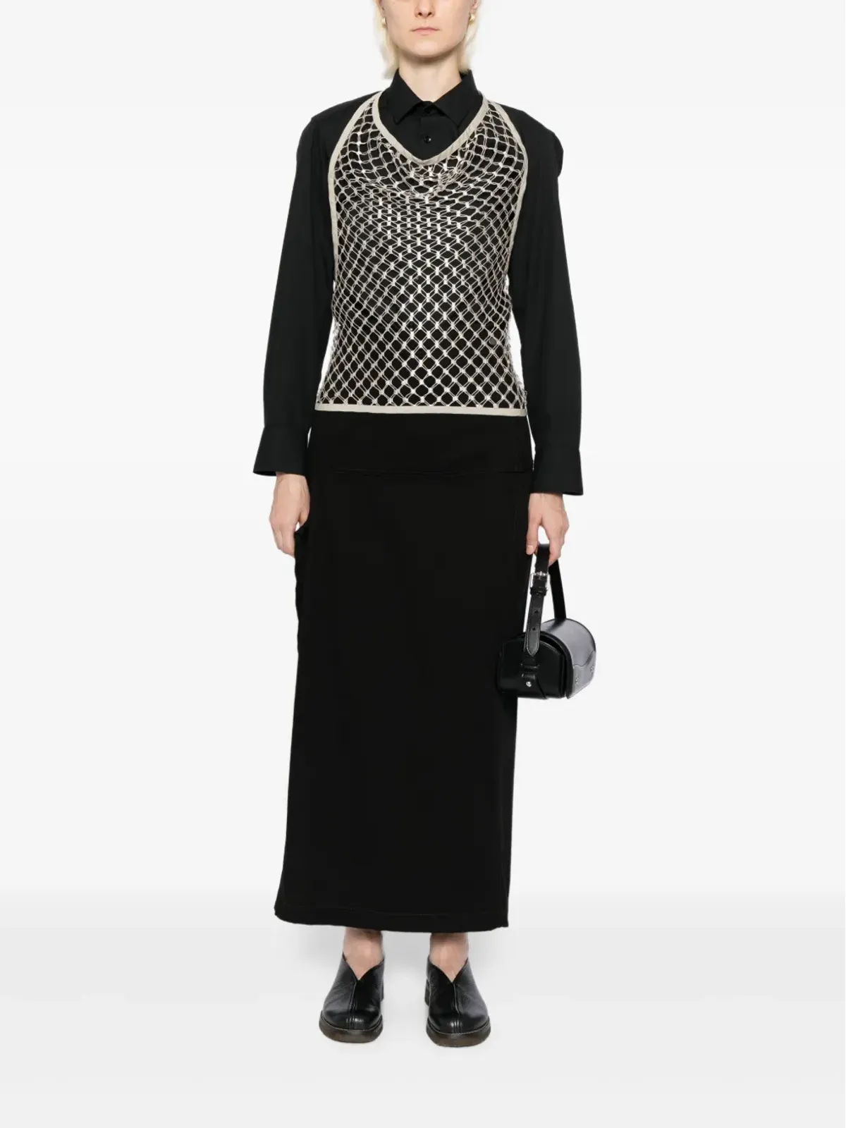LEMAIRE フィッシュネット ホルター トップ - 画像2
