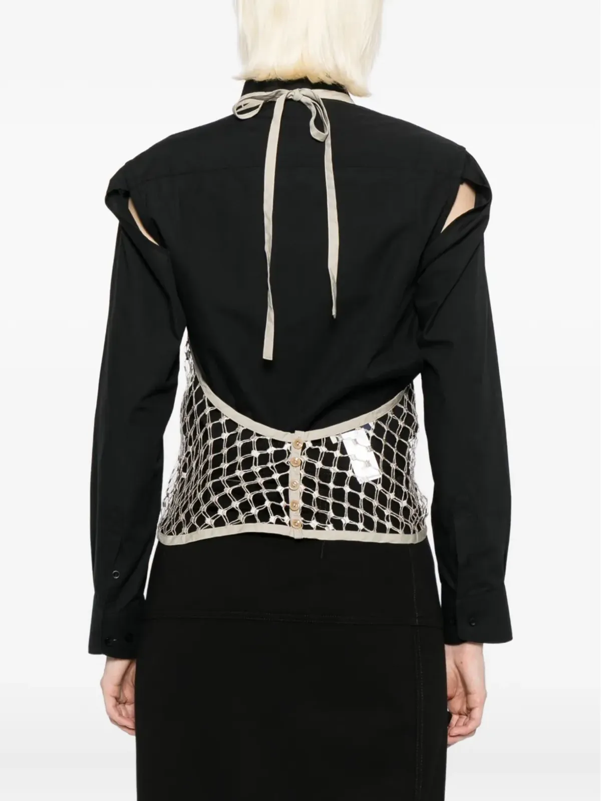 LEMAIRE フィッシュネット ホルター トップ - 画像4