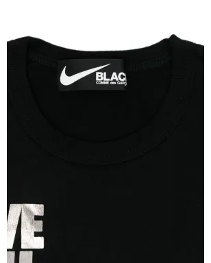 Black Comme Des Garçons x Nike スローガンプリント トートバッグ - サムネイル4