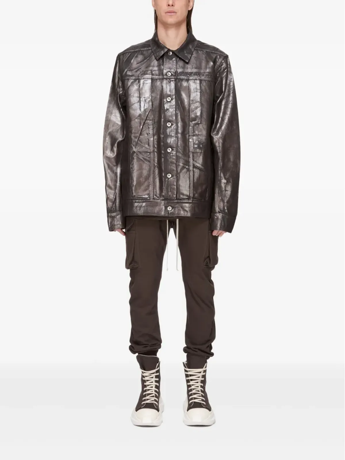 Rick Owens DRKSHDW ドローストリングカーゴパンツ - 画像2