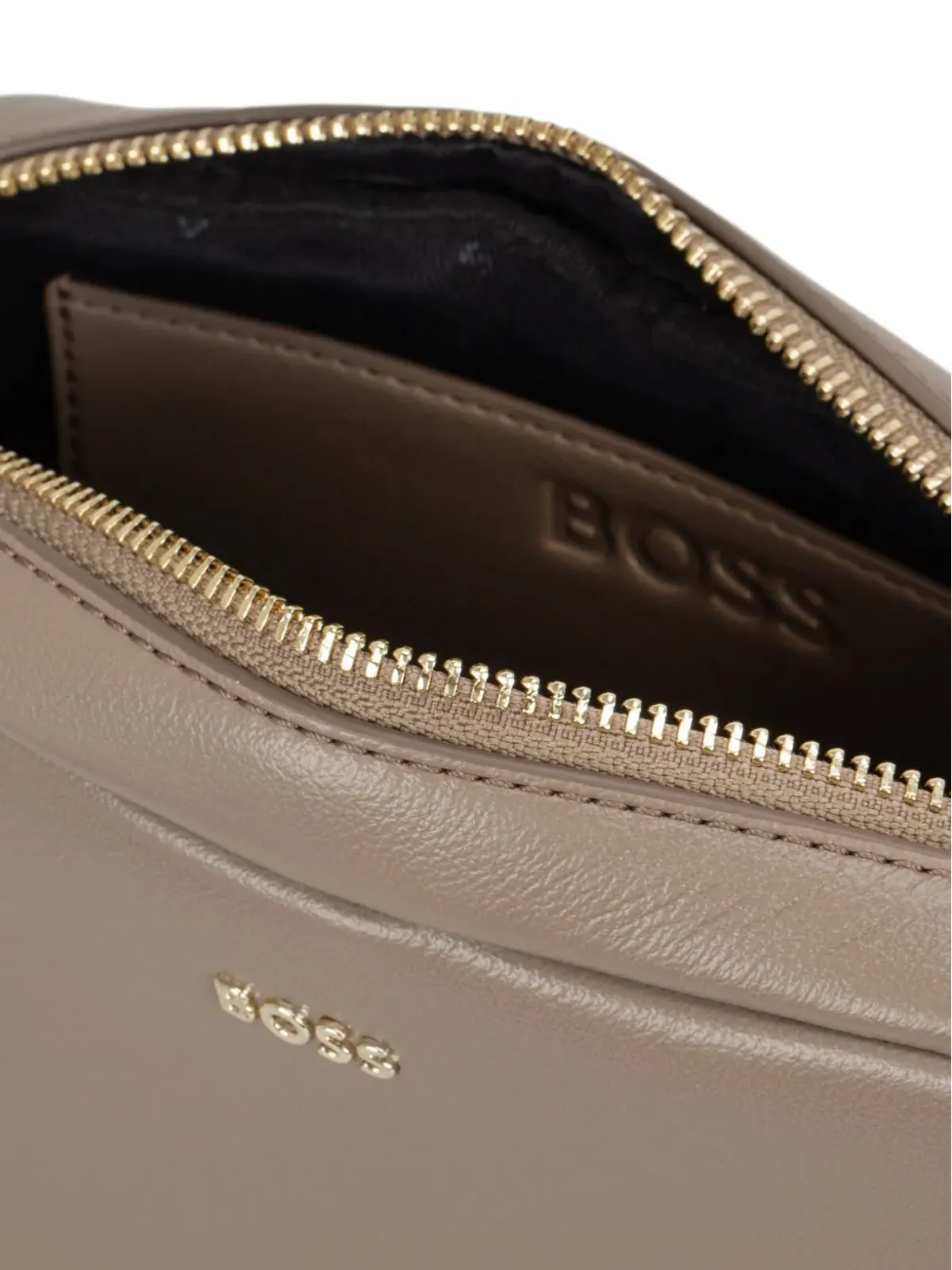 BOSS ロゴプレート付きジップショルダーバッグ - 画像3