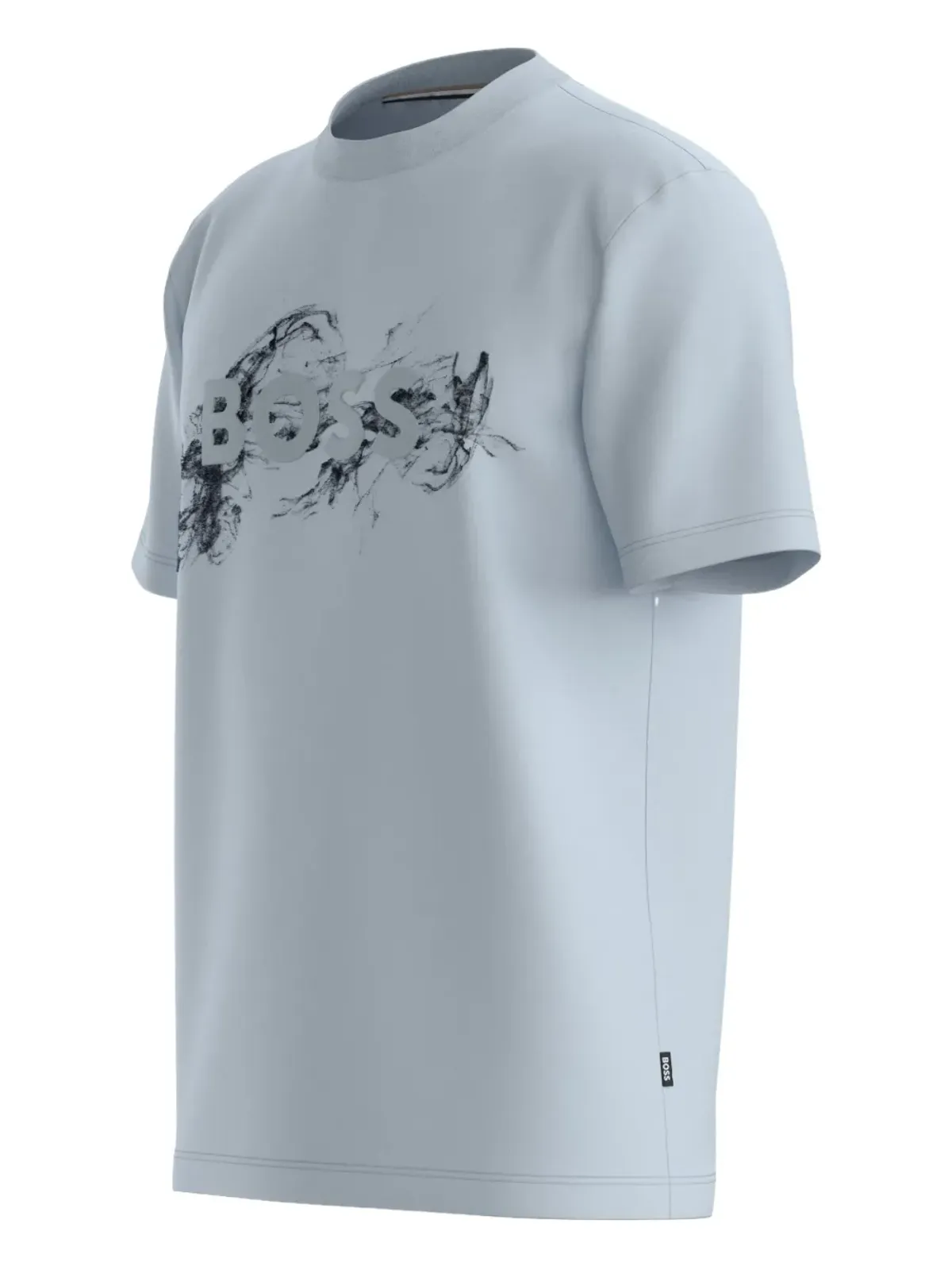 BOSS ロゴエンボス コットン Tシャツ - 画像3