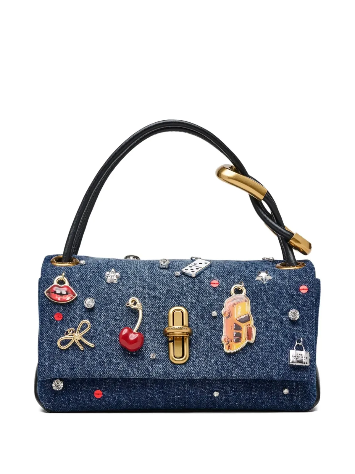 Marc Jacobs ミニ デュアルデニムバッグ ブルー - 画像1