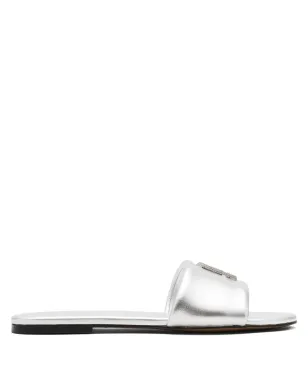 Marc Jacobs メタリックレザーサンダル - シルバー - サムネイル1