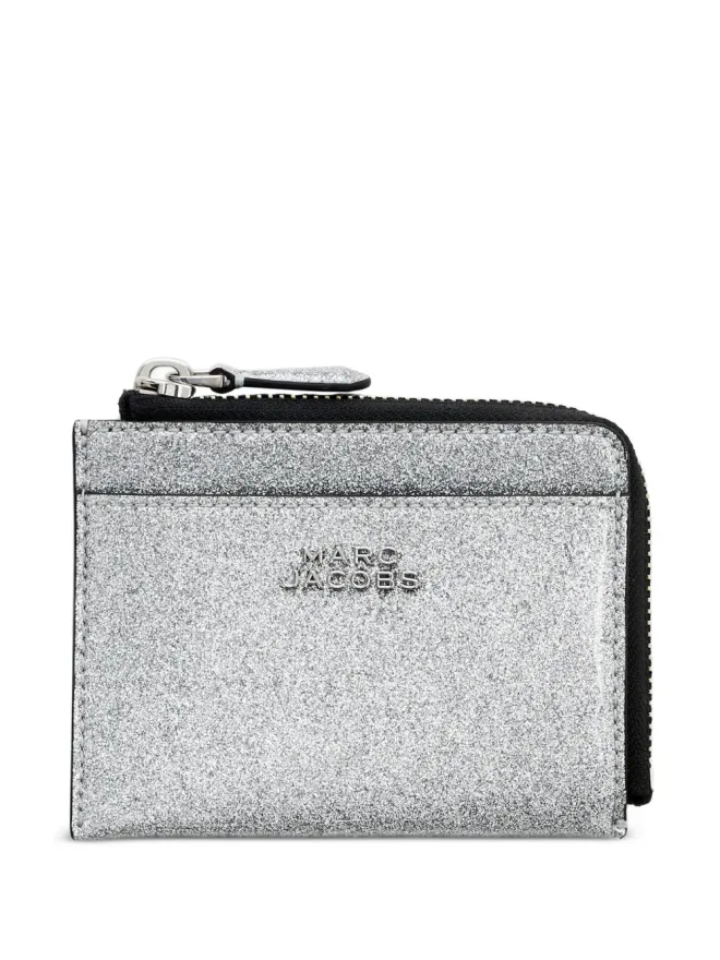 Marc Jacobs Marc Jacobs コーテッドグリッター ジップレザー ウォレットの商品画像
