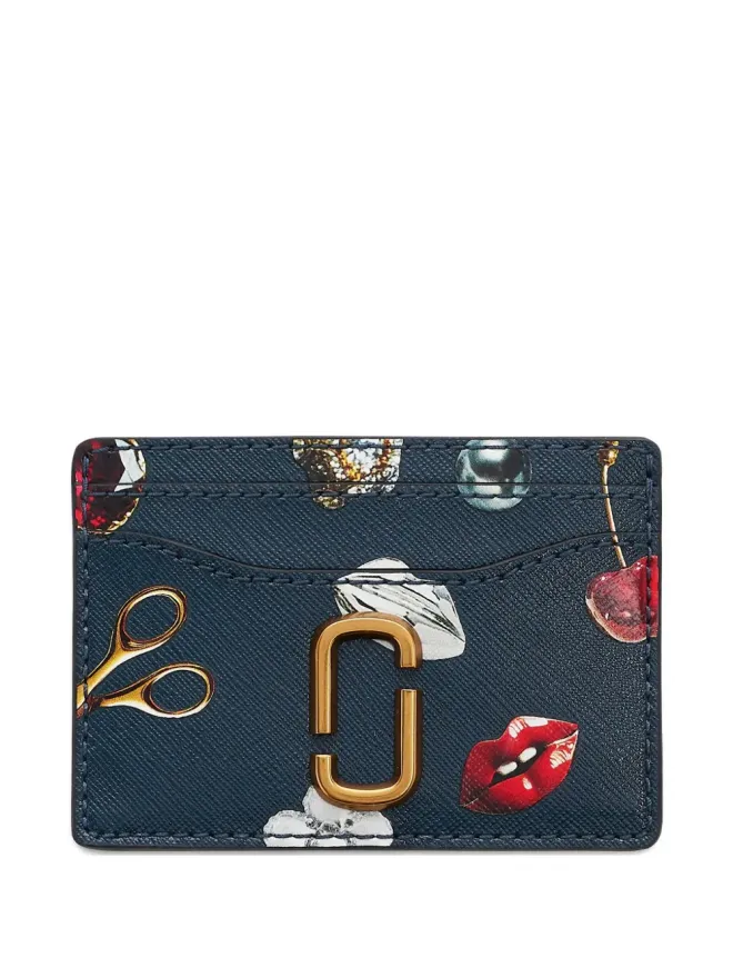Marc Jacobs Marc Jacobs ザ・トリンケット プリントレザー カードホルダーの商品画像