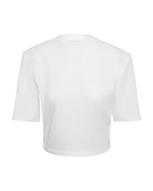 Ana Radu padded-shoulder open-back top - サムネイル1