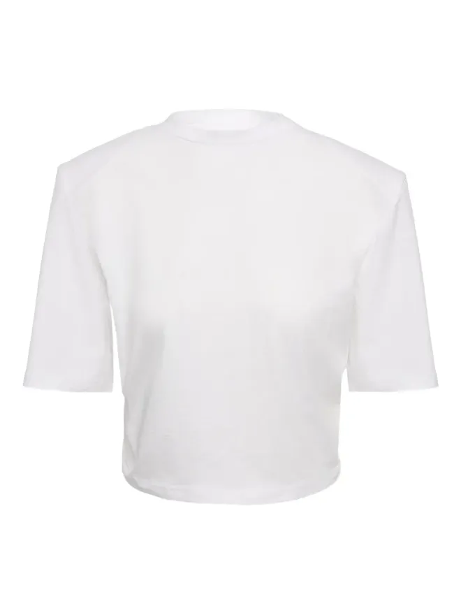 Ana Radu Ana Radu padded-shoulder open-back topの商品画像