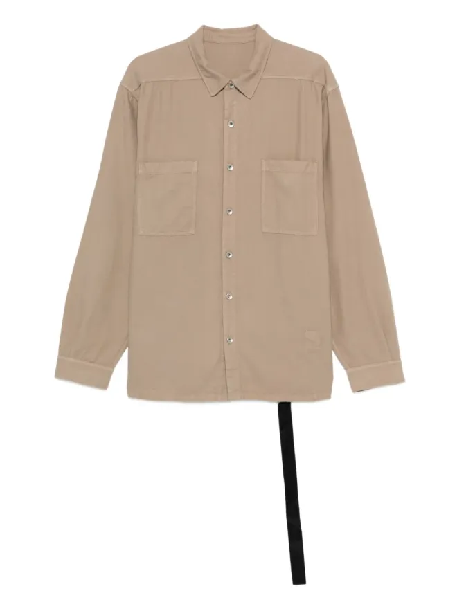 Rick Owens DRKSHDW Rick Owens DRKSHDW パッチポケット コットンシャツの商品画像