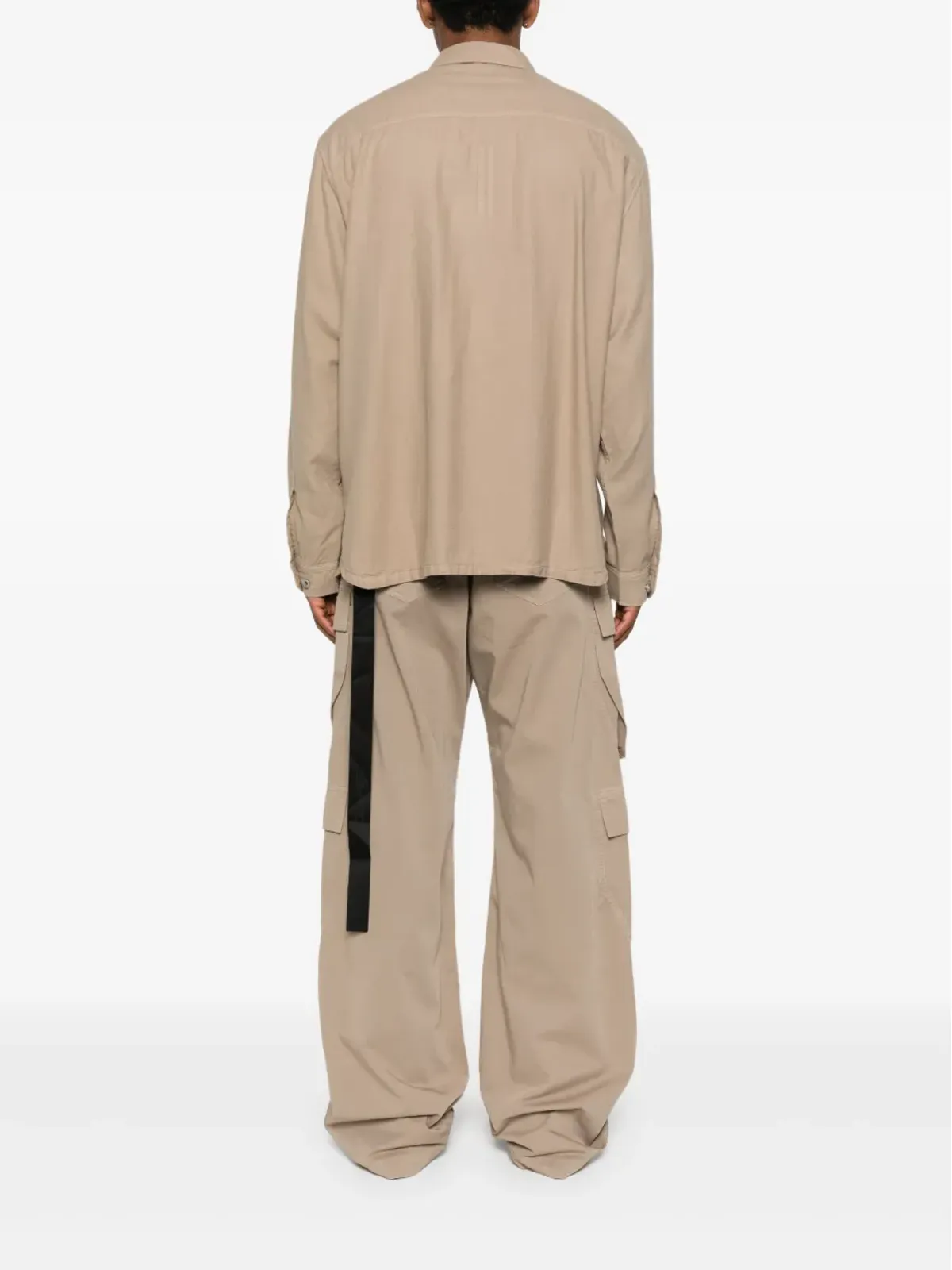 Rick Owens DRKSHDW パッチポケット コットンシャツ - 画像4