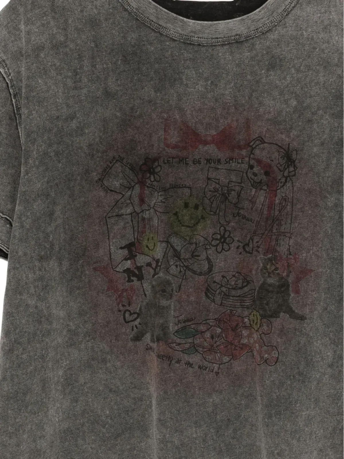 Joshua Sanders 猫プリントTシャツ - 画像3