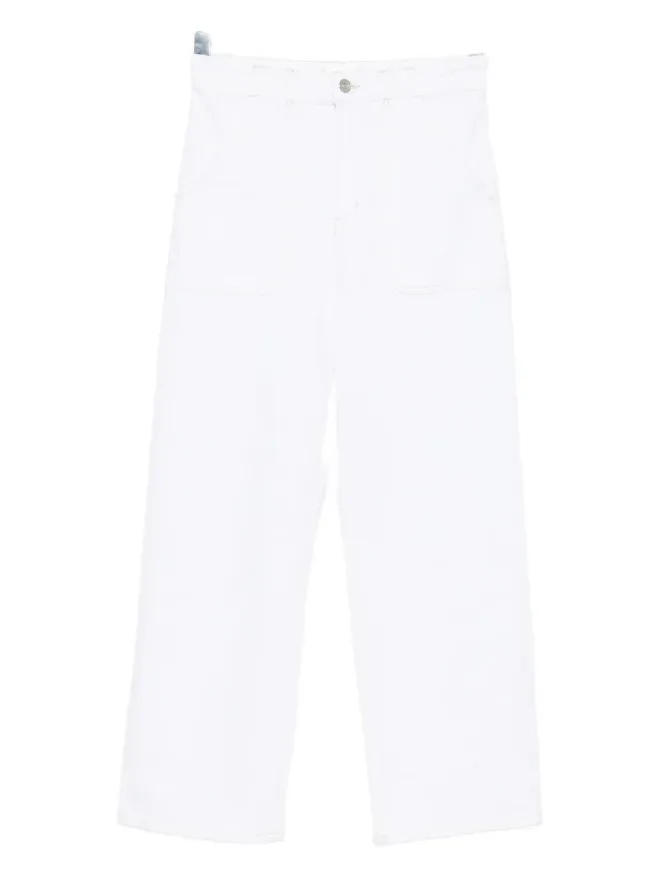 FRAME FRAME The Modern Pocket Wide wide-leg jeans - Whiteの商品画像