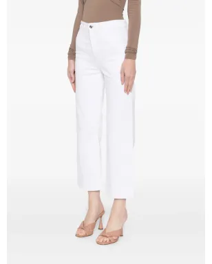FRAME The Modern Pocket Wide wide-leg jeans - White - サムネイル3