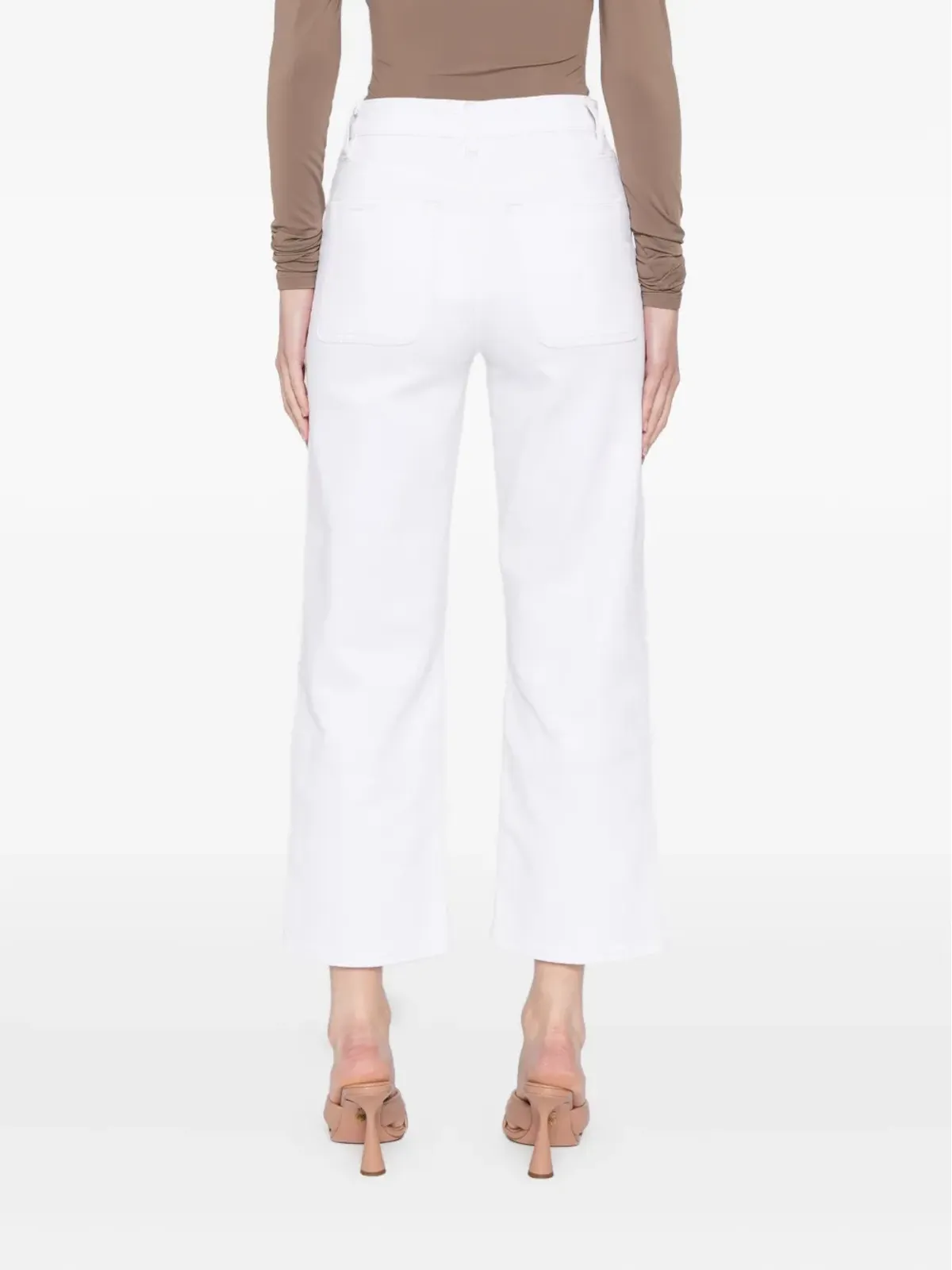 FRAME The Modern Pocket Wide wide-leg jeans - White - 画像4