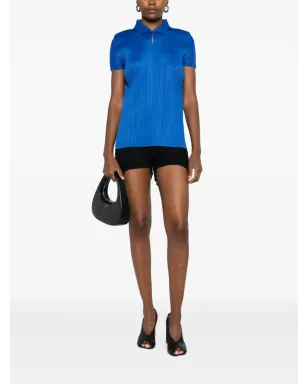 Pleats Please Issey Miyake プリーツ入りボタン付きトップ - サムネイル2