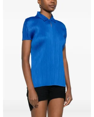 Pleats Please Issey Miyake プリーツ入りボタン付きトップ - サムネイル3