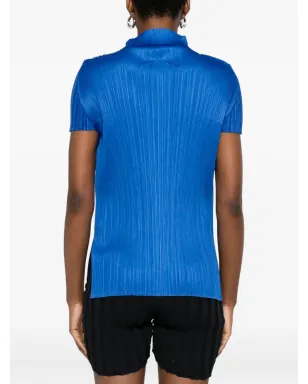 Pleats Please Issey Miyake プリーツ入りボタン付きトップ - サムネイル4
