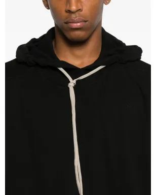 Rick Owens DRKSHDW Tommy layered drawstring hoodie - Black - サムネイル5