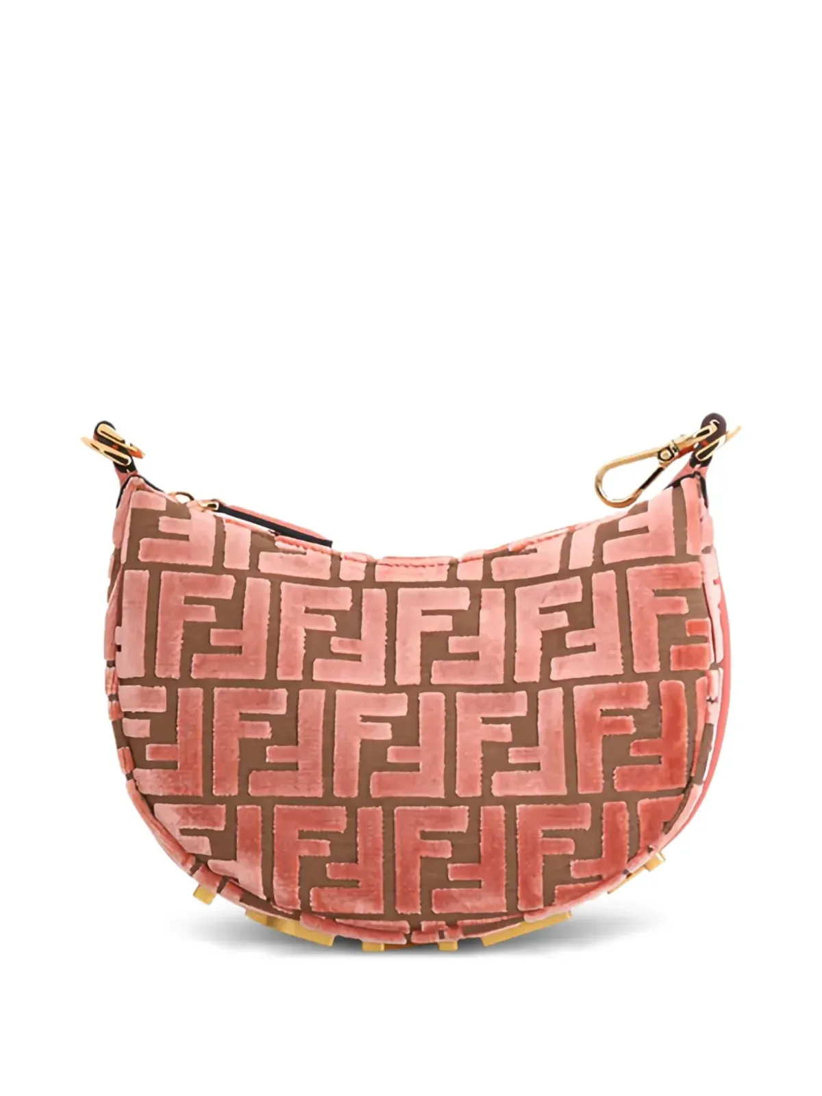 FENDI ミニ Fendigraphy ジャガードベルベット トートバッグ - 画像2