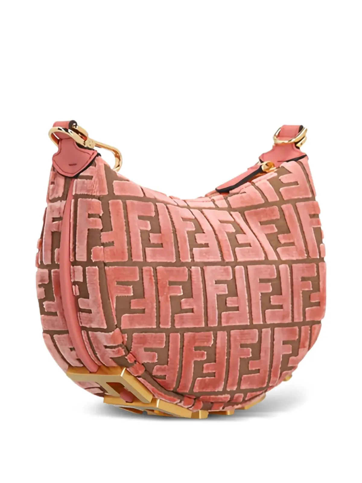 FENDI ミニ Fendigraphy ジャガードベルベット トートバッグ - 画像3