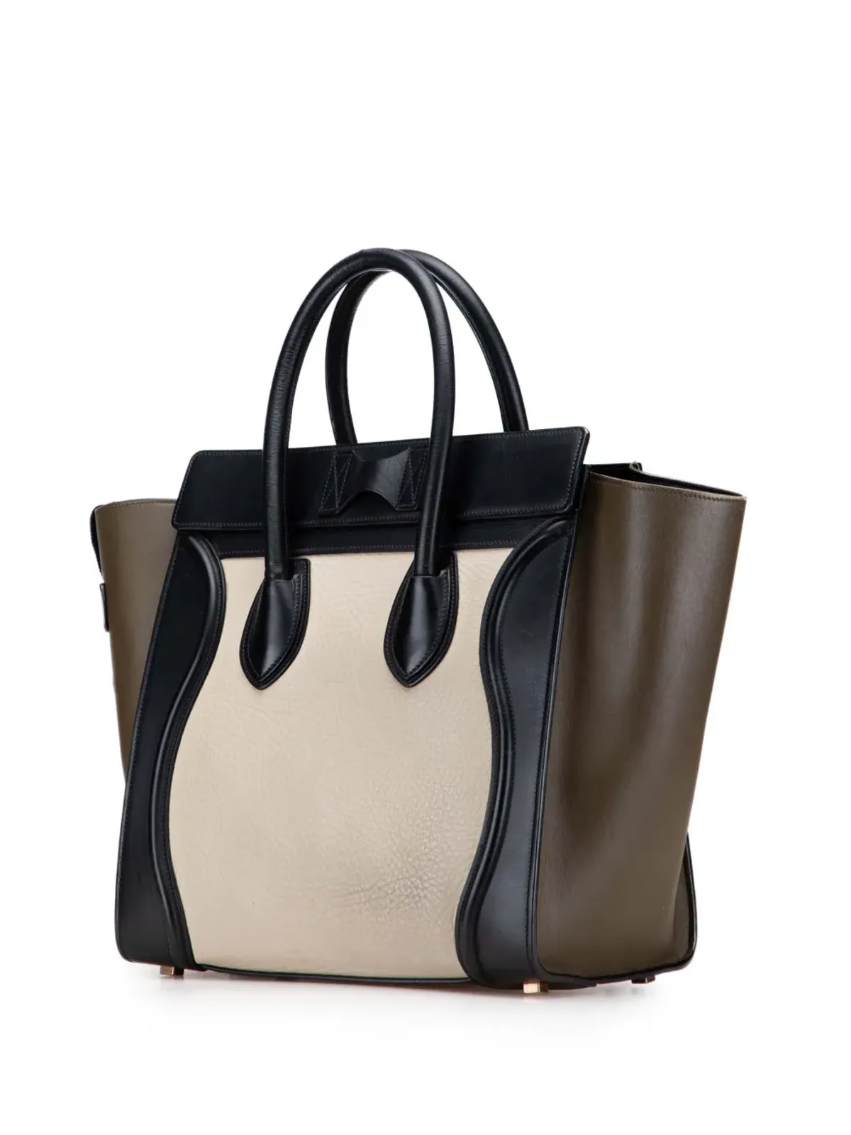 Celine Pre-Owned トリコロール ラゲッジトート ハンドバッグ - 画像3