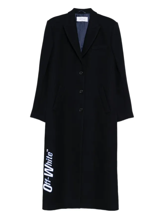 OFF-WHITE Off-White ロゴディテールコートの商品画像