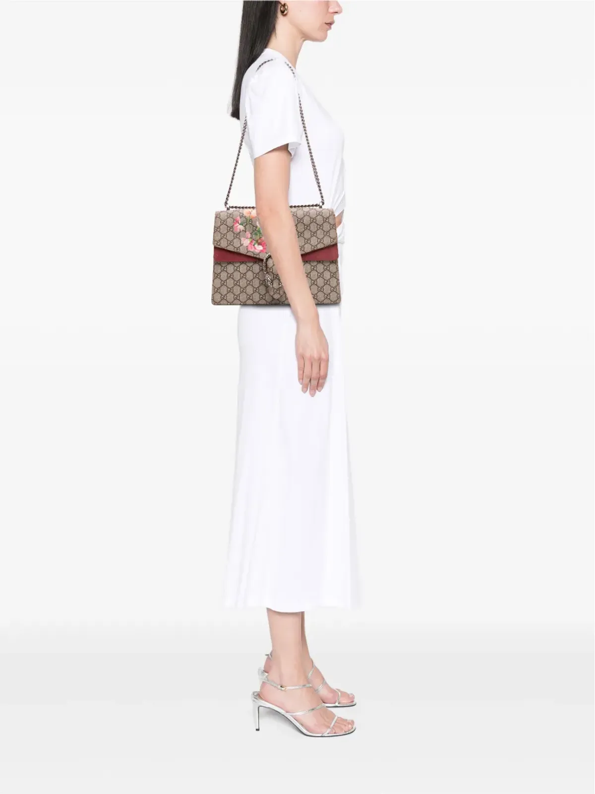 Gucci Pre-Owned GG Supreme Blooms ディオニュソス ショルダーバッグ - 画像2