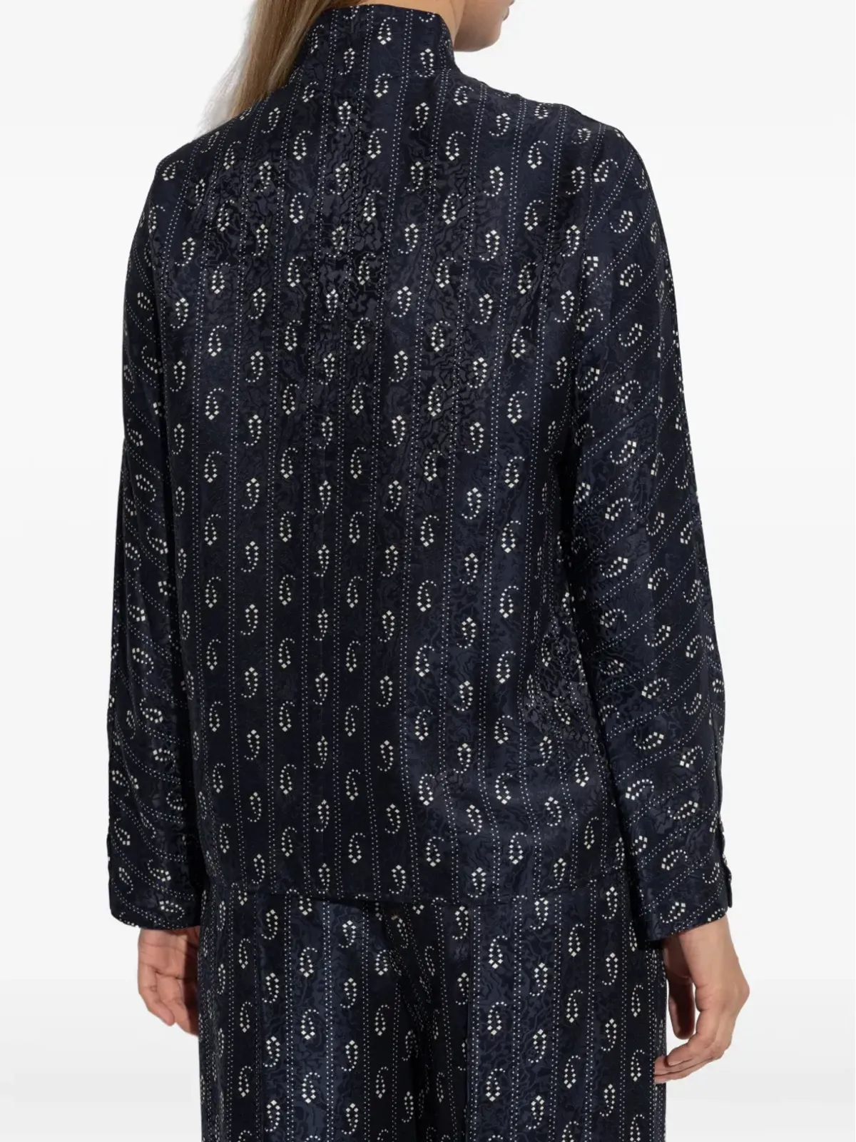 Tory Burch ペイズリープリント ブラウス - 画像4