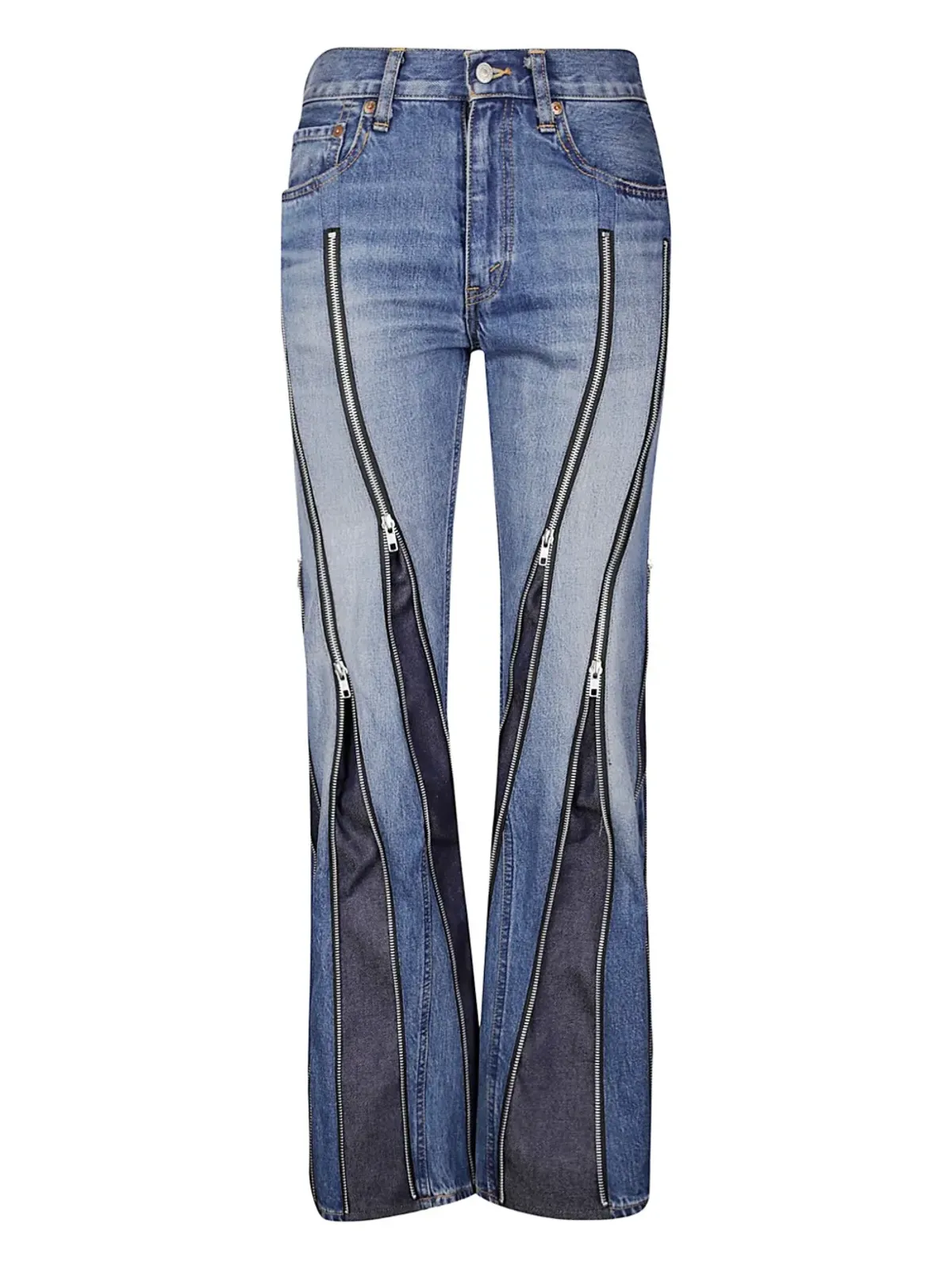 Junya Watanabe ジップディテールジーンズ - 画像1