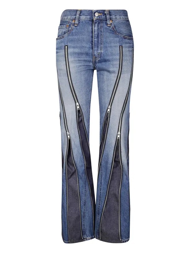 Junya Watanabe Junya Watanabe ジップディテールジーンズの商品画像