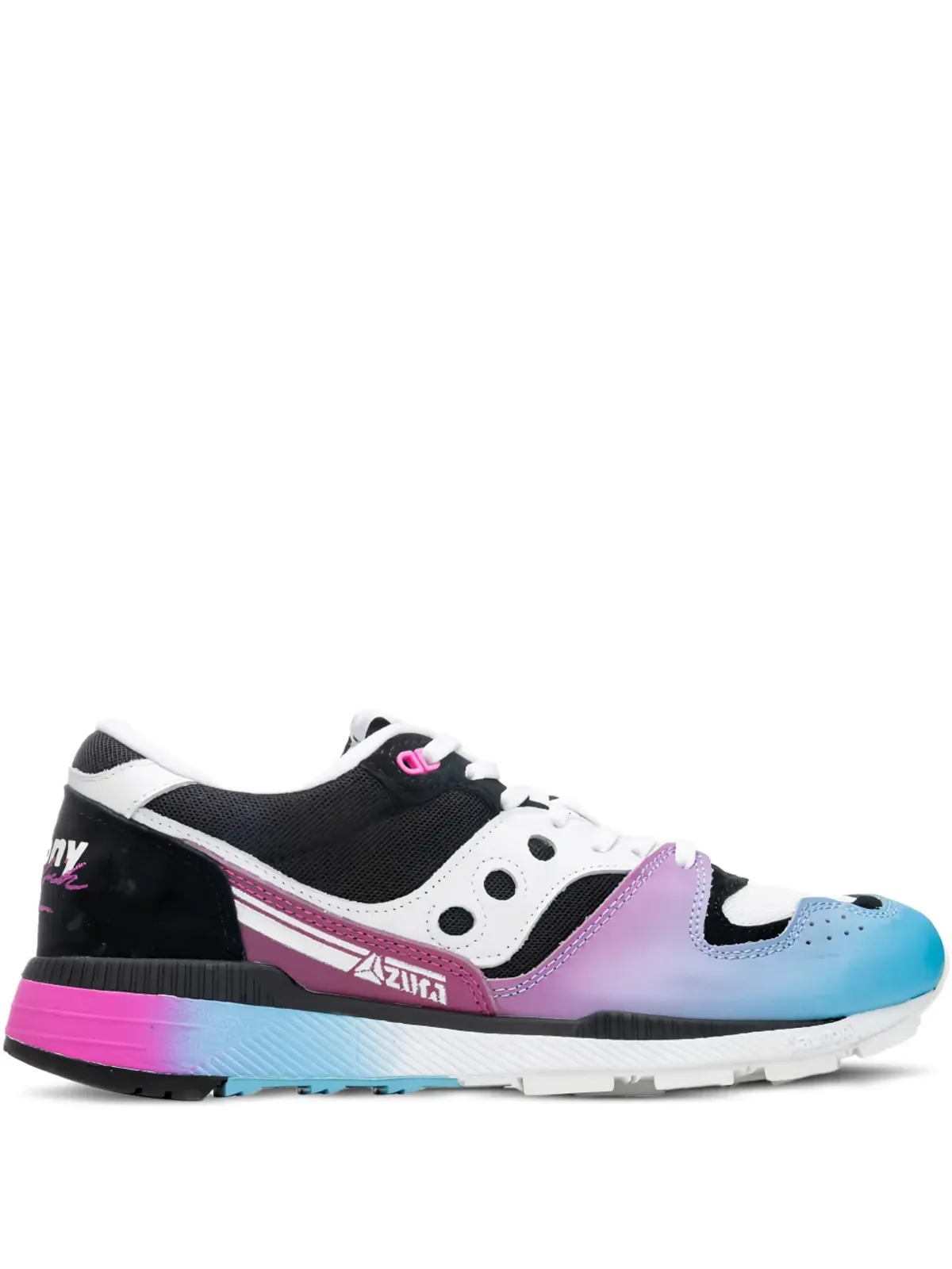 Saucony x Acribik テックノワール グラデーションエフェクト スニーカー - 画像1