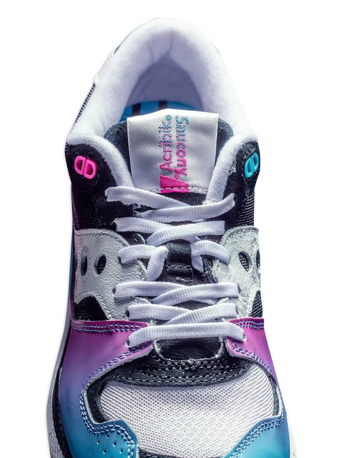 Saucony x Acribik テックノワール グラデーションエフェクト スニーカー - 画像4