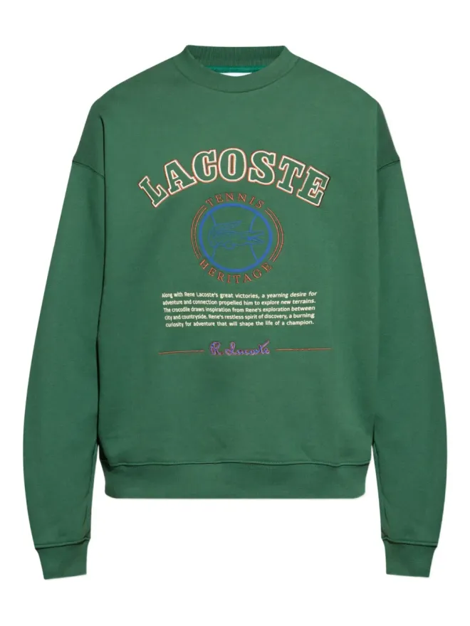 Lacoste Lacoste ヘリテージ刺繍入りフリーススウェットシャツの商品画像