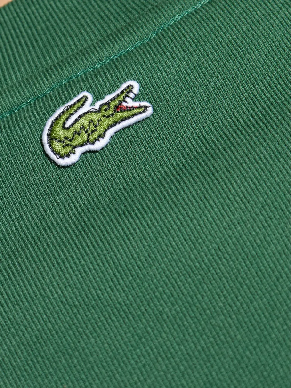 Lacoste ヘリテージ刺繍入りフリーススウェットシャツ - 画像5