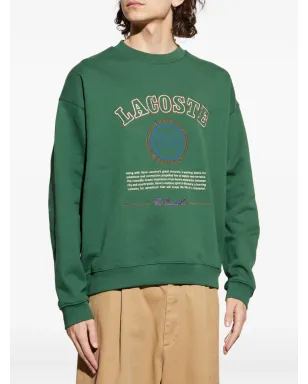 Lacoste ヘリテージ刺繍入りフリーススウェットシャツ - サムネイル3