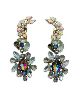 Jennifer Gibson Jewellery クリスタル デイ・ナイト イヤリング - サムネイル1